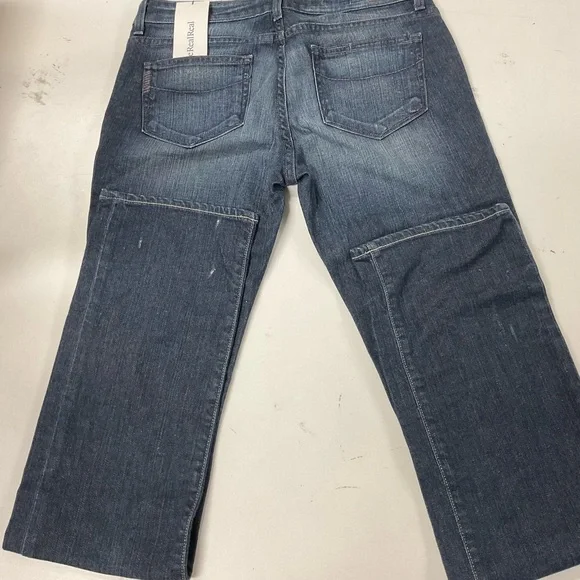 PAIGE Dark Blue Flare Jeans - Picture 2 of 4